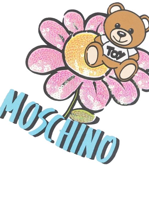 Abito bianco con teddy MOSCHINO | MEV06ULDA1210101