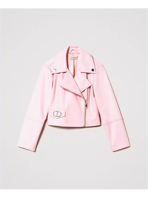 Chiodo effetto pelle TWINSET | GJ202010375#