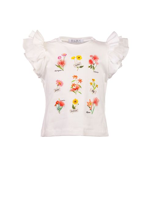 T-shirt bianca ELSY | BOTANICA00002
