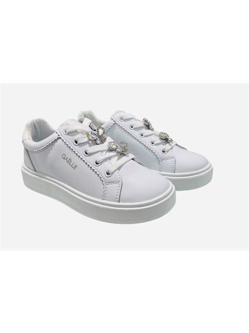 Sneakers bianca gioiello GAELLE | GS00550028