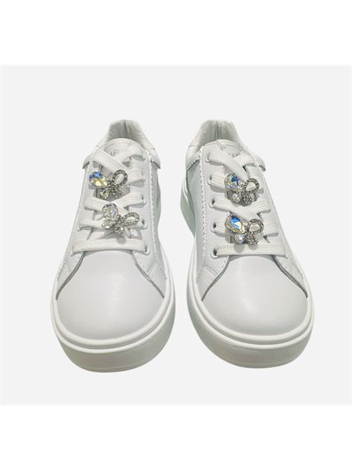 Sneakers bianca gioiello GAELLE | GS00550028