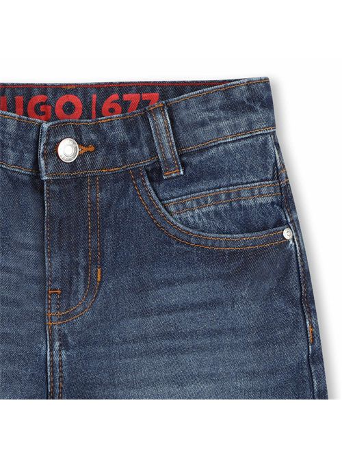 Bermuda jeans HUGO | G00370GRIGIO