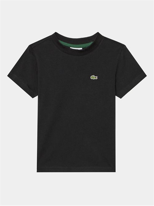 T-shirt nera LACOSTE | TJ1122031