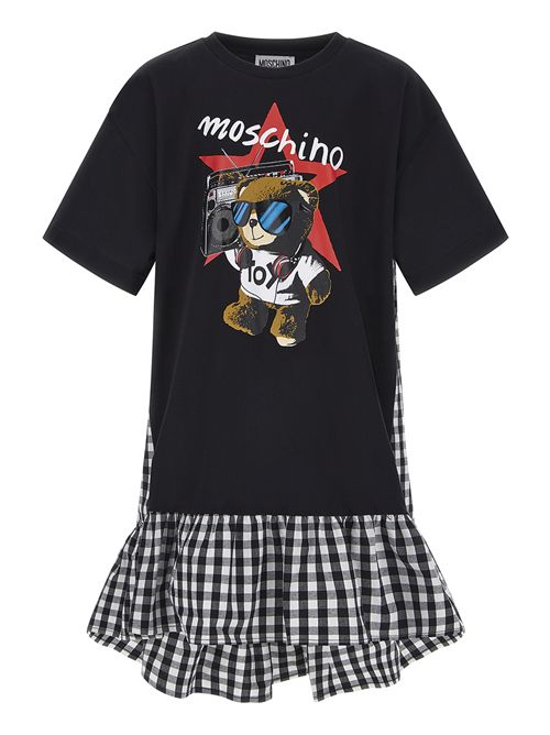 Abito nero con logo MOSCHINO | HDV0FY80359