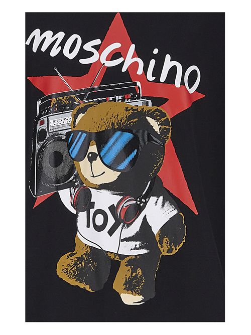 Abito nero con logo MOSCHINO | HDV0FY80359