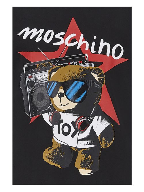 T-shirt nera MOSCHINO | HXM04K60100