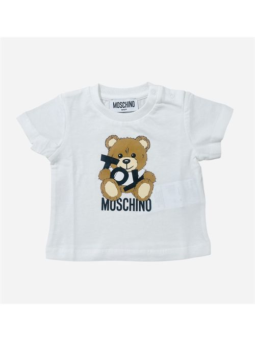 T-shirt con logo MOSCHINO | MNM04710101
