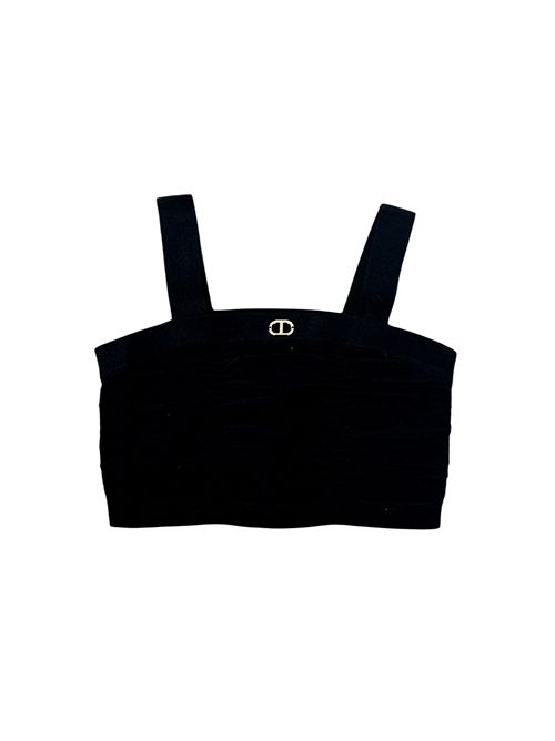 Top nero TWINSET | GJ342100006