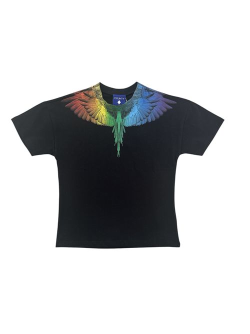 T-shirt nera COUNTY | S6CMJBTH028110