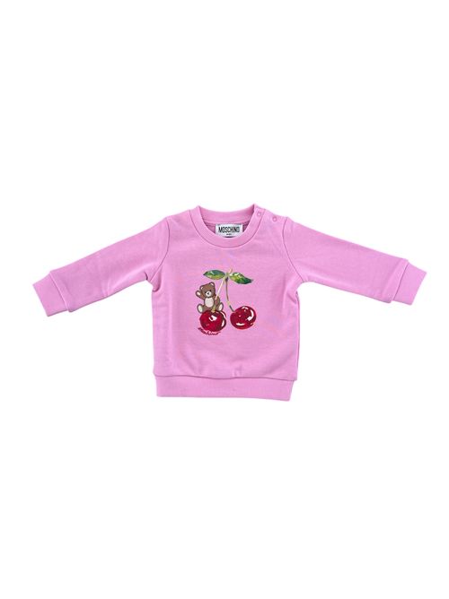 Felpa ciliegia MOSCHINO | MGF02K51473