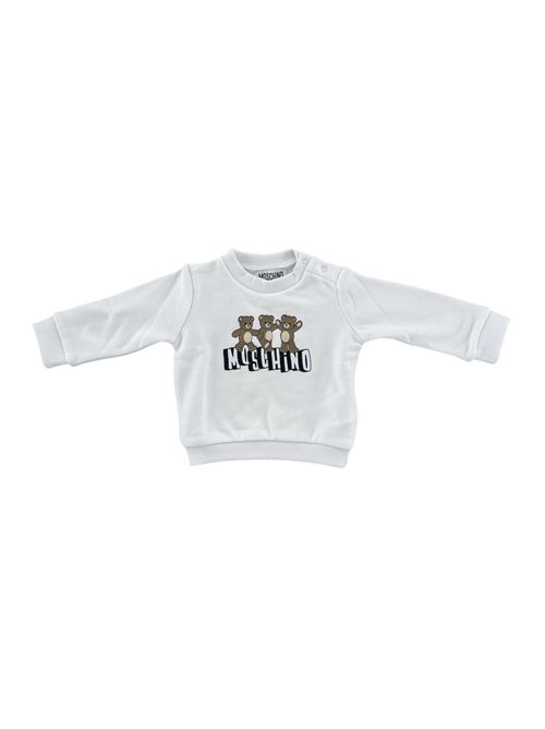 Felpa bianca MOSCHINO | MTF06010101