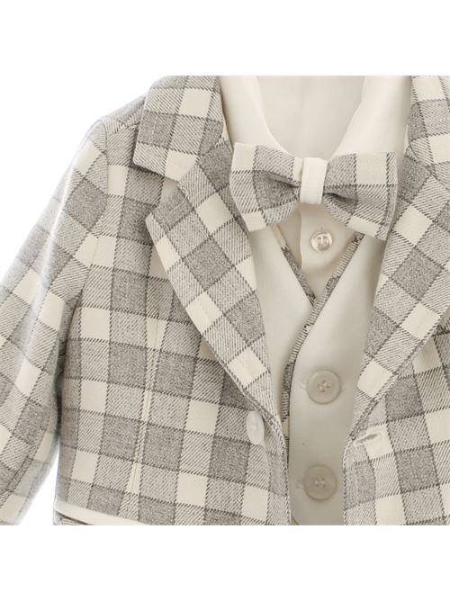 Completo Gastone bianco e grigio ALLEGRA | G6151AUNICO