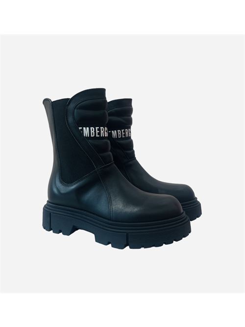 Stivali neri con logo BIKKEMBERGS | 21293999