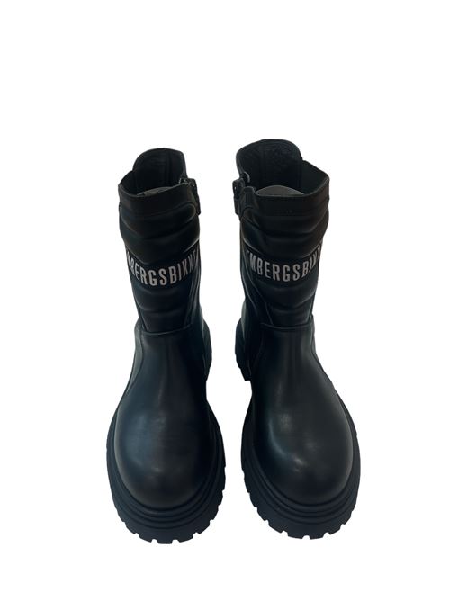 Stivali neri con logo BIKKEMBERGS | 21293999