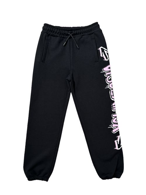 Pantalone tuta nero DISCLAIMER | 53967NERO