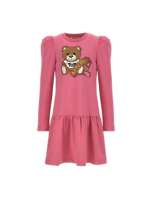 Abito con motivo teddy rosa MOSCHINO | HDV0DLLDA1652458
