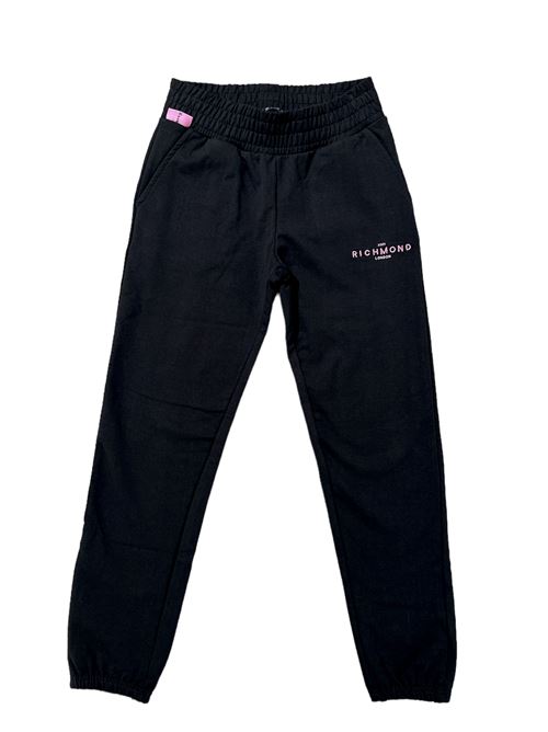 Pantalone nero tuta RICHMOND | RGA23003PANERO