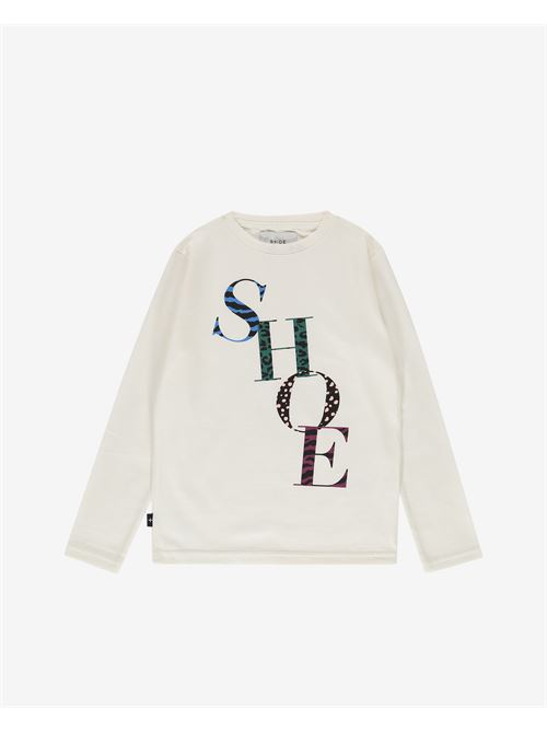 T-shirt con logo SHOE | TONYA2448BIANCO