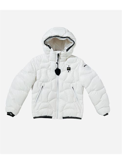 Piumino corto bianco BLAUER | 24WBLKC03066BIANCO