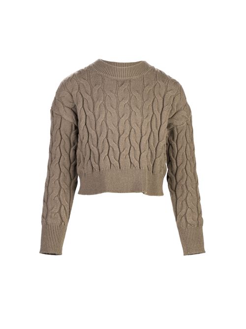 Maglia a girocollo biscotto ELSY | LILLE00448
