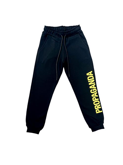 Pantalone nero PROPAGANDA | 24FWPRBLBR40001