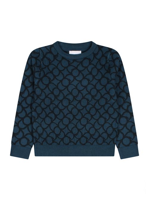 Maglia con logo TRUSSARDI | TBA24009MABLU