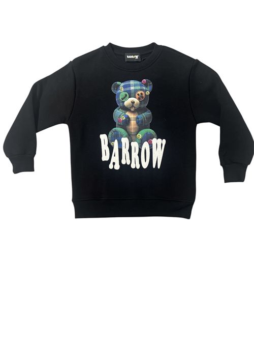 Felpa nera logo BARROW | JUSW239NERO