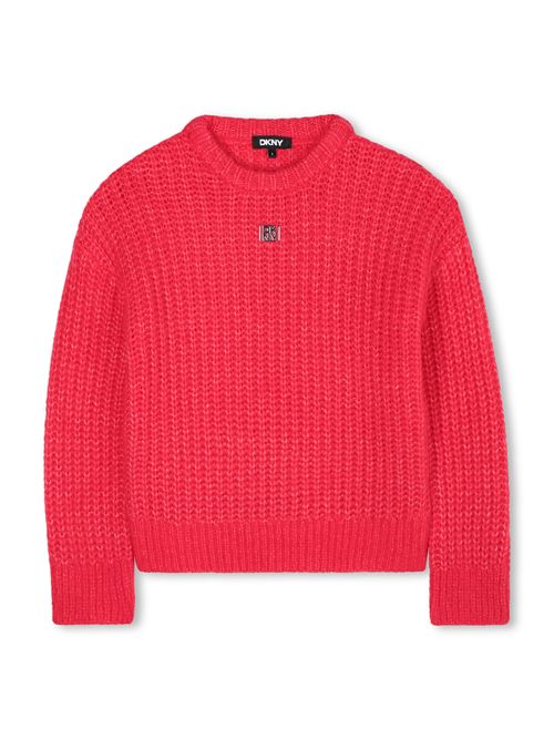 Maglia fucsia DKNY | D62383FUCSIA