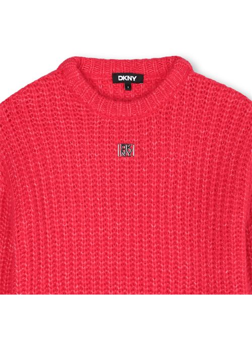 Maglia fucsia DKNY | D62383FUCSIA
