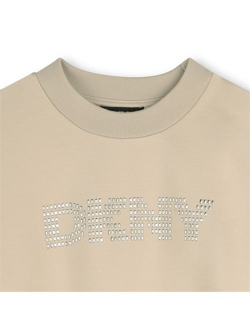 Felpa sabbia DKNY | D62393SABBIA
