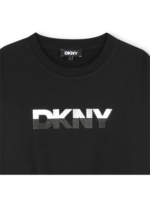 Abito felpa nero DKNY | D62397NERO