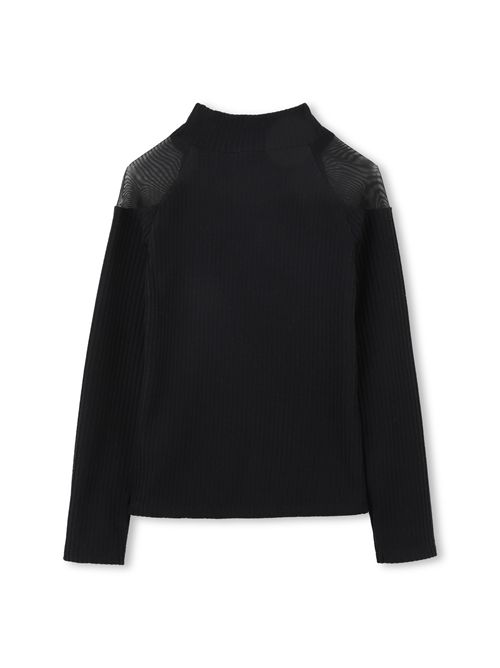Maglia nera logo DKNY | D62410NERO