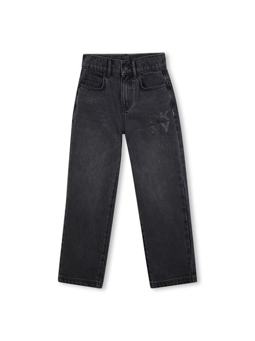 Jeans con logo DKNY | D62425NERO