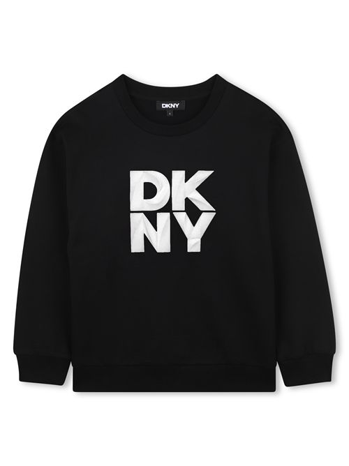 Felpa a girocollo nera DKNY | D62451NERO