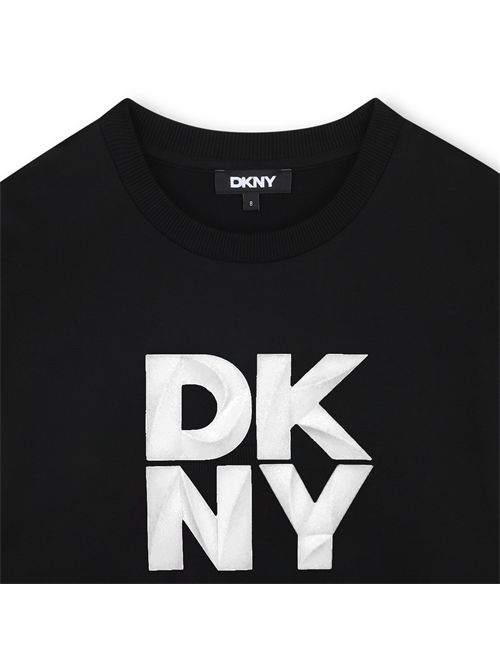 Felpa a girocollo nera DKNY | D62451NERO