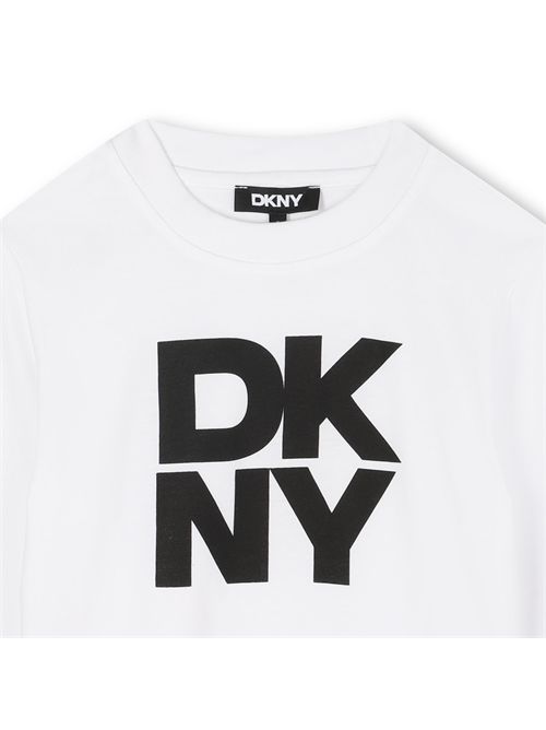 T-shirt con logo DKNY | D62457BIANCO