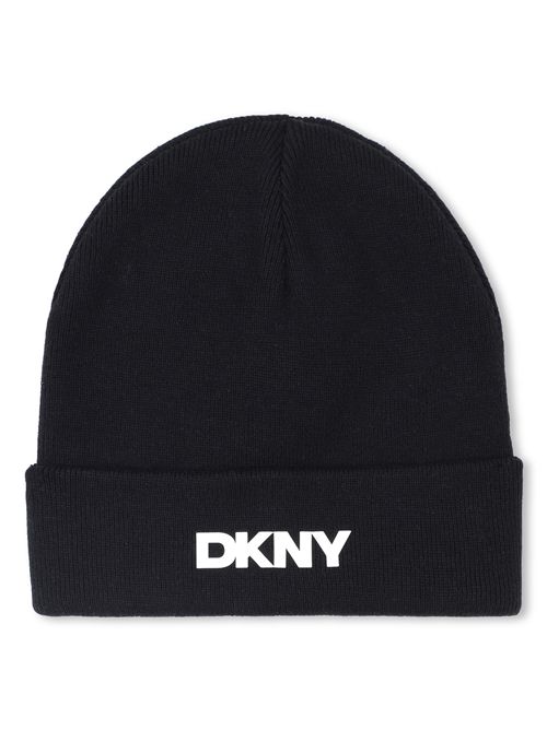 Cappello nero con logo DKNY | D62478NERO
