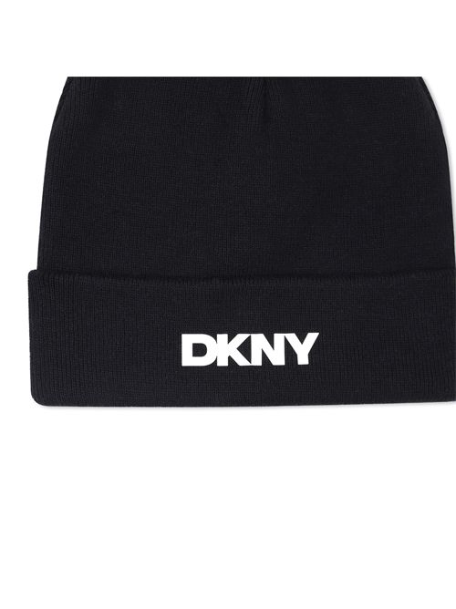 Cappello nero con logo DKNY | D62478NERO