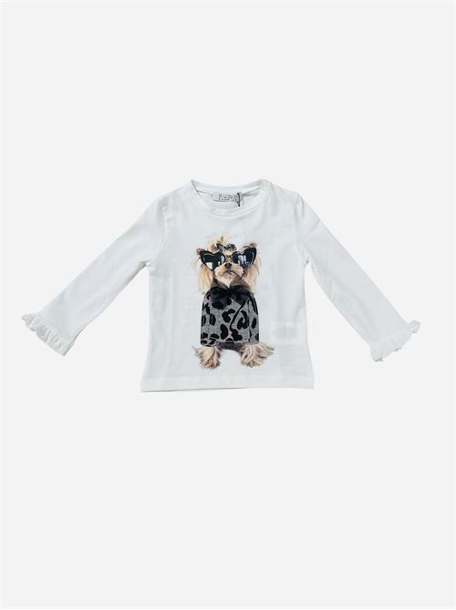 T-shirt bianca maculata ELSY | TELLINA00002