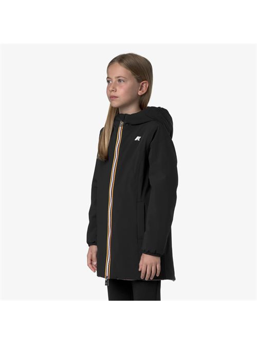 Piumino reversibile nero e rosa K-WAY | K11517WBBM