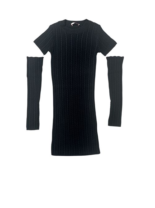 Abito nero con maniche LIUJO | GF502822222