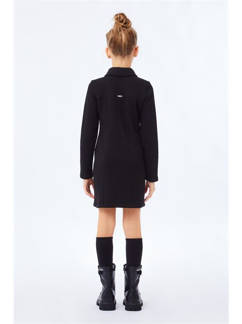 Abito nero con zip LIUJO | GF507322222