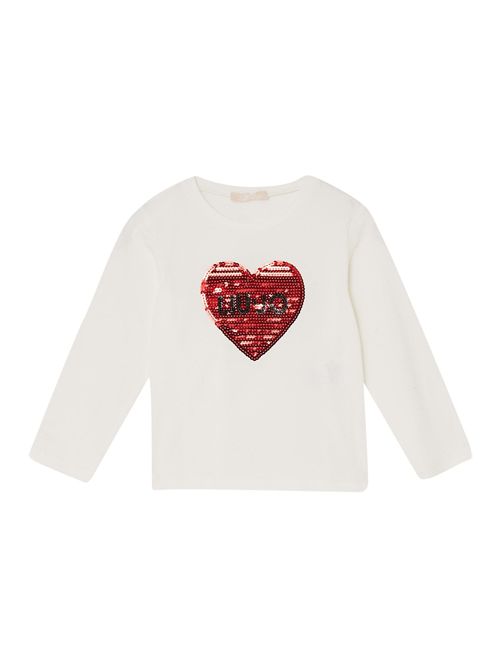 T-shirt cuore LIUJO | KF5117U9325