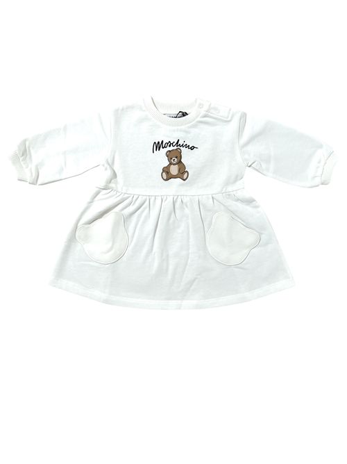 Abito bianco Teddy MOSCHINO | MDV0CU10063