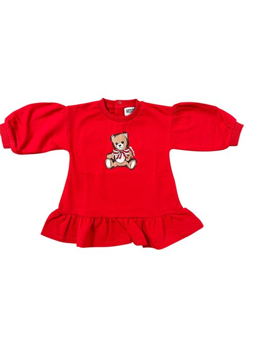 Abito Teddy rosso MOSCHINO | MDV0CW50109