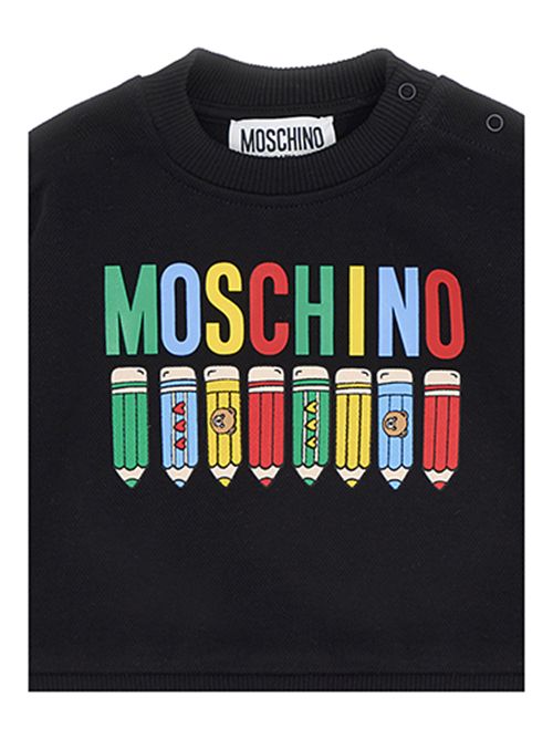 Felpa con logo colorato MOSCHINO | MUF06260100