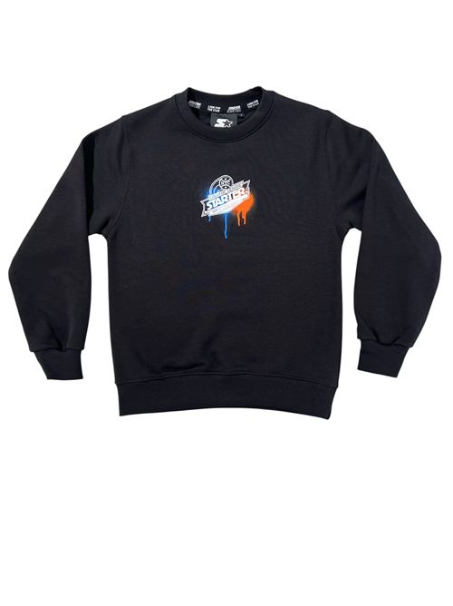 Felpa nera con logo STARTER | ST5-1520NERO
