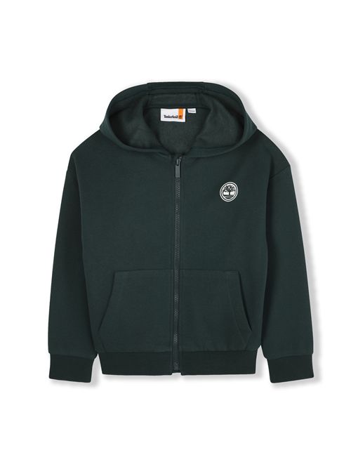 Felpa verde zip TIMBERLAND | T60560672