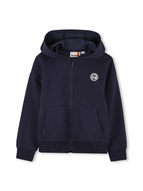 Felpa blu logo TIMBERLAND | T6056085T