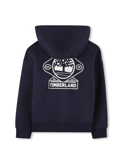 Felpa blu logo TIMBERLAND | T6056085T
